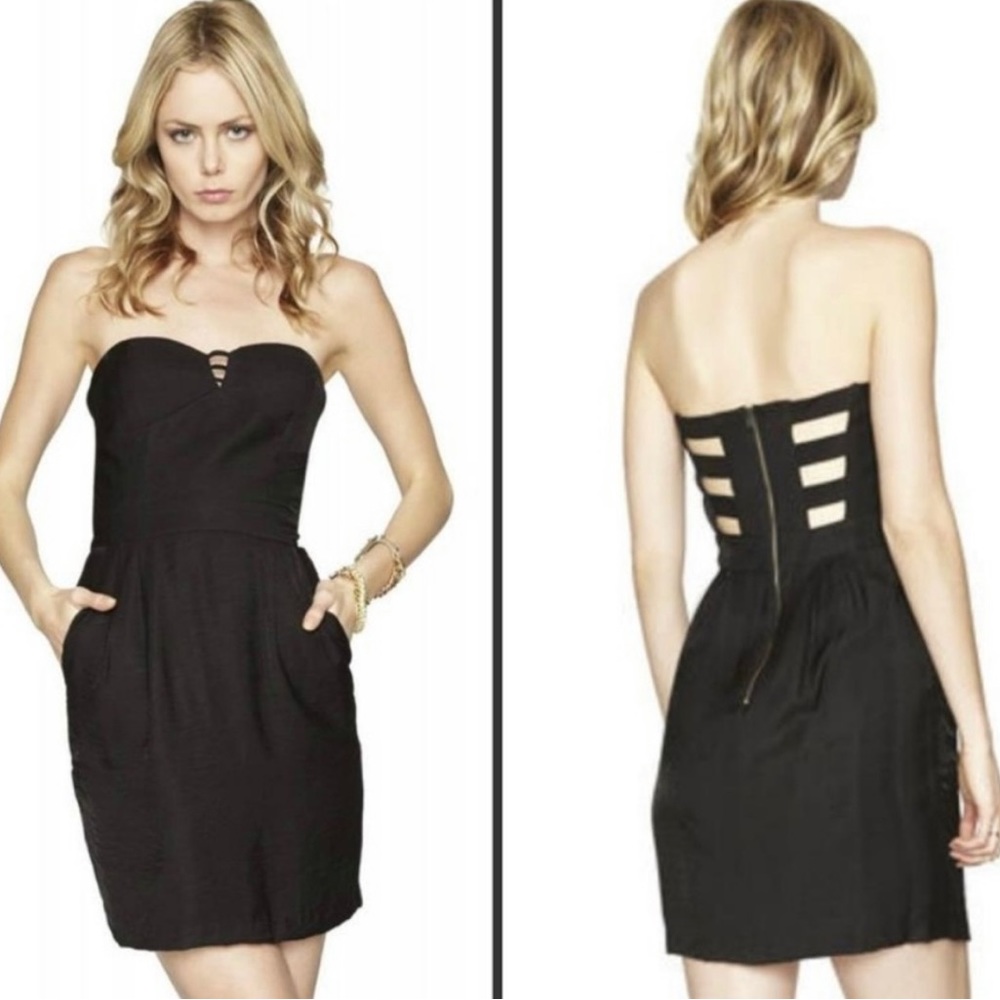 BCBGeneration Cutout Bustier Dress